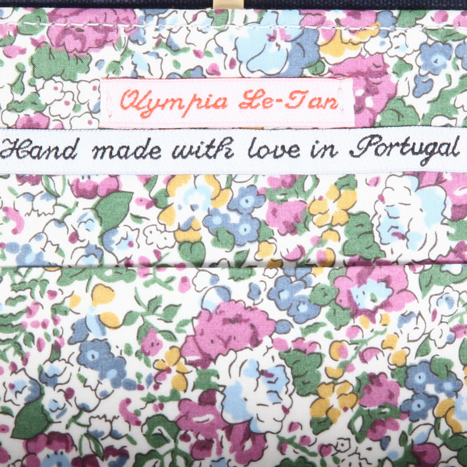 Pochette Olympia Le-Tan Comédie Parisienne La Loie Fuller dans sa création nouvelle Salomé en toile bleu-marine - Detail D3