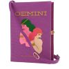 Olympia Le-Tan Stella Andromeda Gemini clutch  in purple canvas - 00pp thumbnail