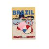 Bolso bandolera Olympia Le-Tan Braniff International Airways Brazil hand en lona amarilla - 360 thumbnail