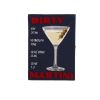 Minaudière Olympia Le-Tan Dirty Martini en toile bleu-marine - 360 thumbnail