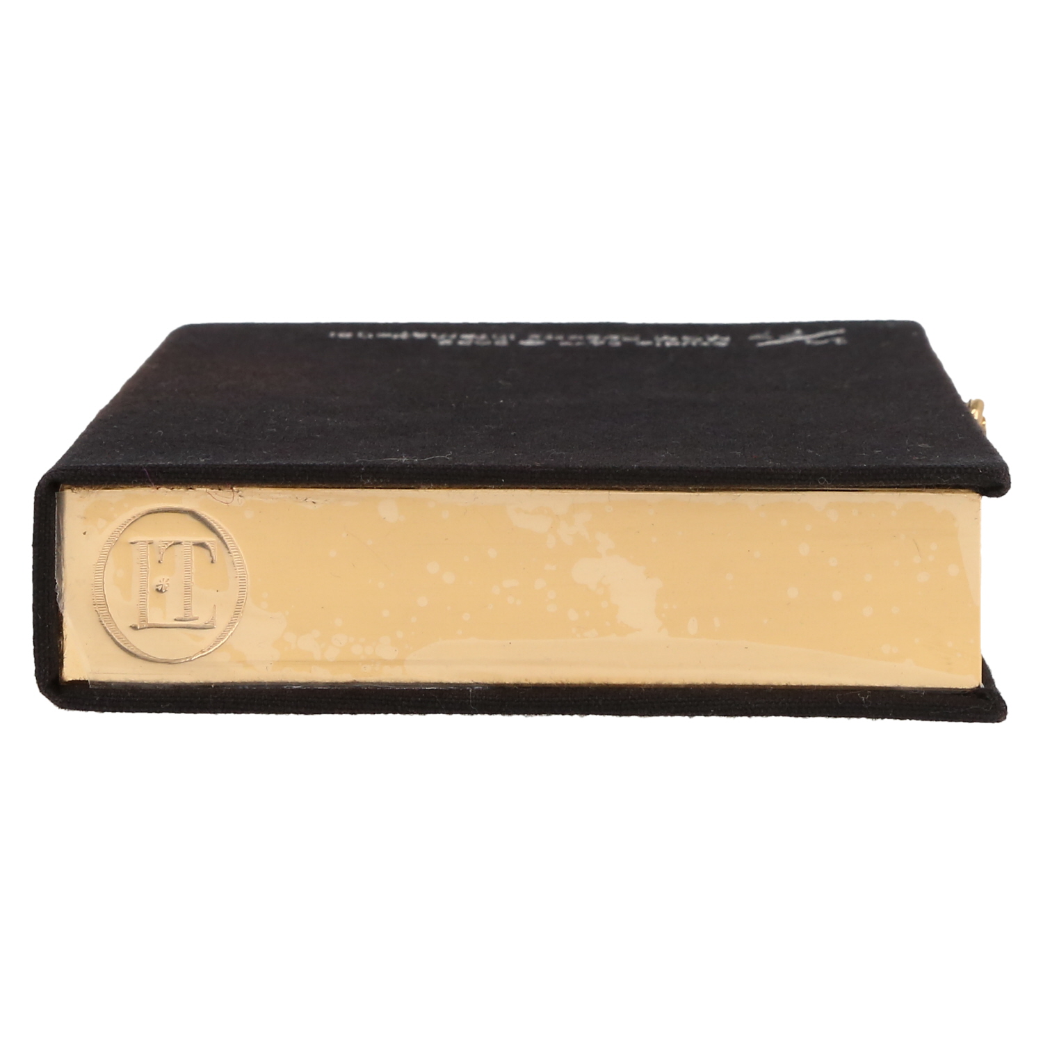 Sac bandoulière Olympia Le-Tan Studio 54 Vip Admission A19507 en toile noire - Detail D1