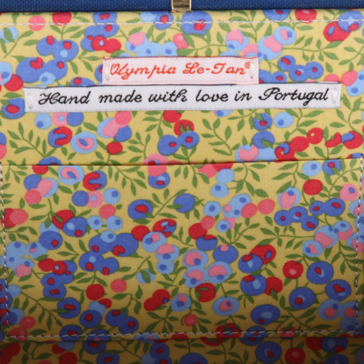 Bolso joya Olympia Le-Tan Care Bears en lona azul - Detail D3