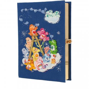 Bolso joya Olympia Le-Tan Care Bears en lona azul