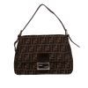 Fendi  Big mama handbag  in brown logo canvas  and brown leather - 360 thumbnail