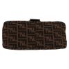 Fendi  Big mama handbag  in brown logo canvas  and brown leather - Detail D1 thumbnail