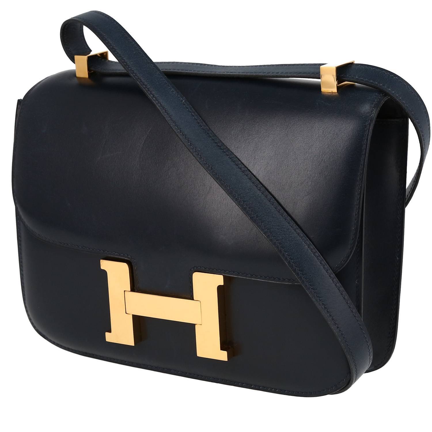 hermes constance black gold