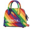 Balenciaga  Ville Top Handle mini  shoulder bag  in multicolor leather - 00pp thumbnail