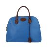 Bolso de mano Hermès  Bolide en cuero Courchevel azul real y cuero Courchevel marrón - 360 thumbnail