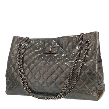 Borsa da spalla o a mano Chanel  Shopping GST in pelle trapuntata verde