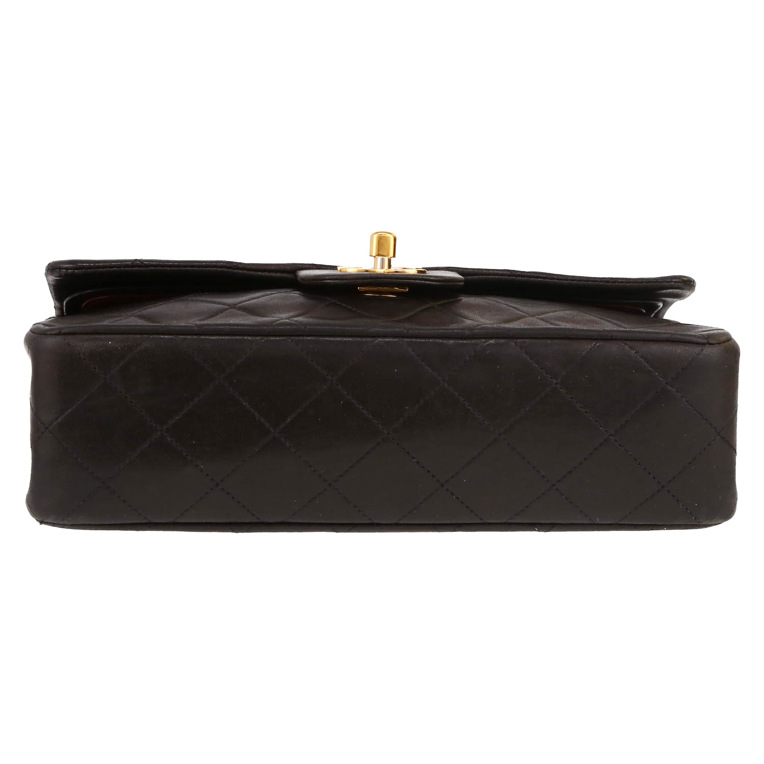 Borsa Chanel  Timeless Petit in pelle trapuntata marrone - Detail D1