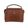 Fendi  Dotcom handbag  in brown leather - 360 thumbnail