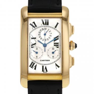 Orologio Cartier Tank Américaine in oro giallo Ref: Cartier - 1730  Circa 2000