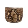 Borsa a tracolla Saint Laurent  Kaia in pitone beige - 360 thumbnail