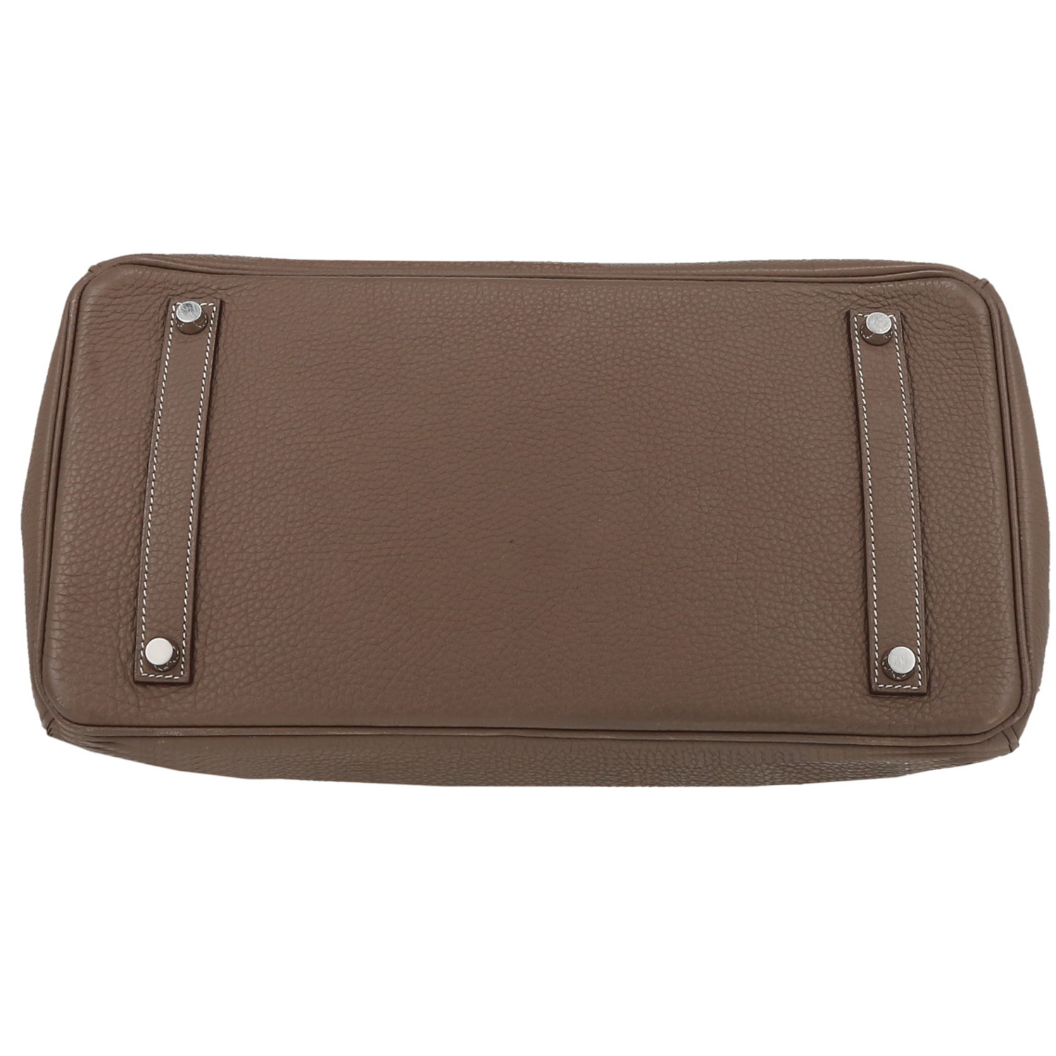 Sac à main Hermès  Birkin 35 cm en cuir togo étoupe - Detail D1