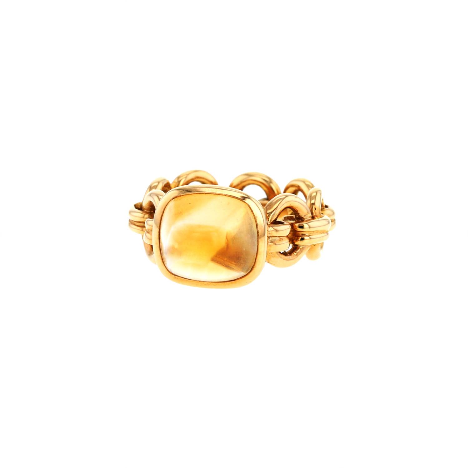 Ring In Yellow And Citrine