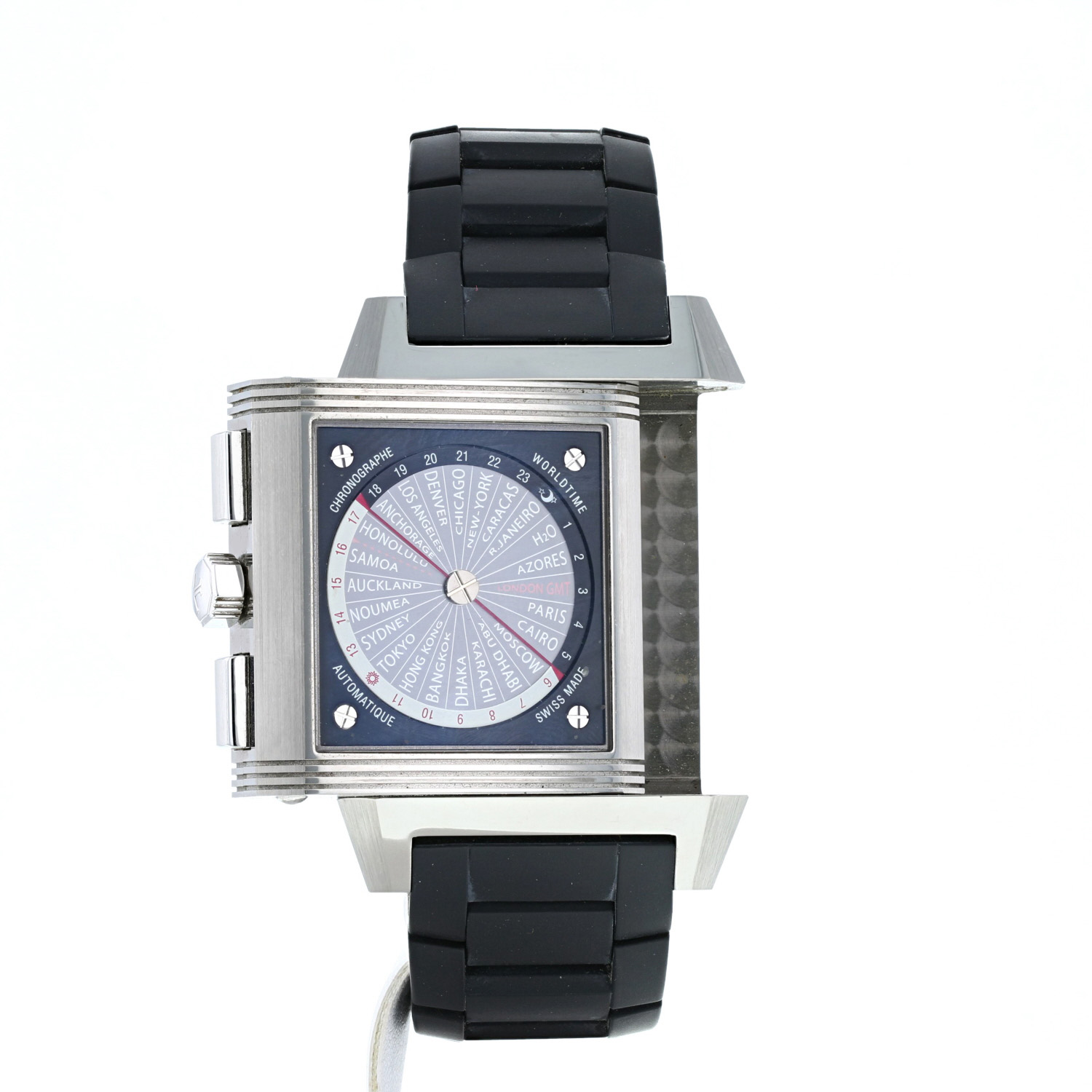 Orologio Jaeger-LeCoultre Reverso Squadra Chronograph Gmt in titano Ref: Jaeger-LeCoultre - 231.T.50  Circa 2010 - Detail D3