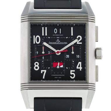 Orologio Jaeger-LeCoultre Reverso Squadra Chronograph Gmt in titano Ref: Jaeger-LeCoultre - 231.T.50  Circa 2010