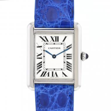 Reloj Cartier Tank Solo de acero Ref: Cartier - 2716  Circa 2010
