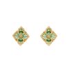 Buccellati Opera Tulle medium model earrings in yellow gold and enamel - 00pp thumbnail