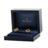 Buccellati Opera Tulle medium model earrings in yellow gold and enamel - Detail D2 thumbnail