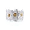 Bracciale Buccellati Blossom Gardenia in argento e vermeil - 360 thumbnail