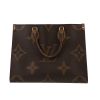 Sac cabas Louis Vuitton  Onthego en toile monogram deux tons marron - 360 thumbnail