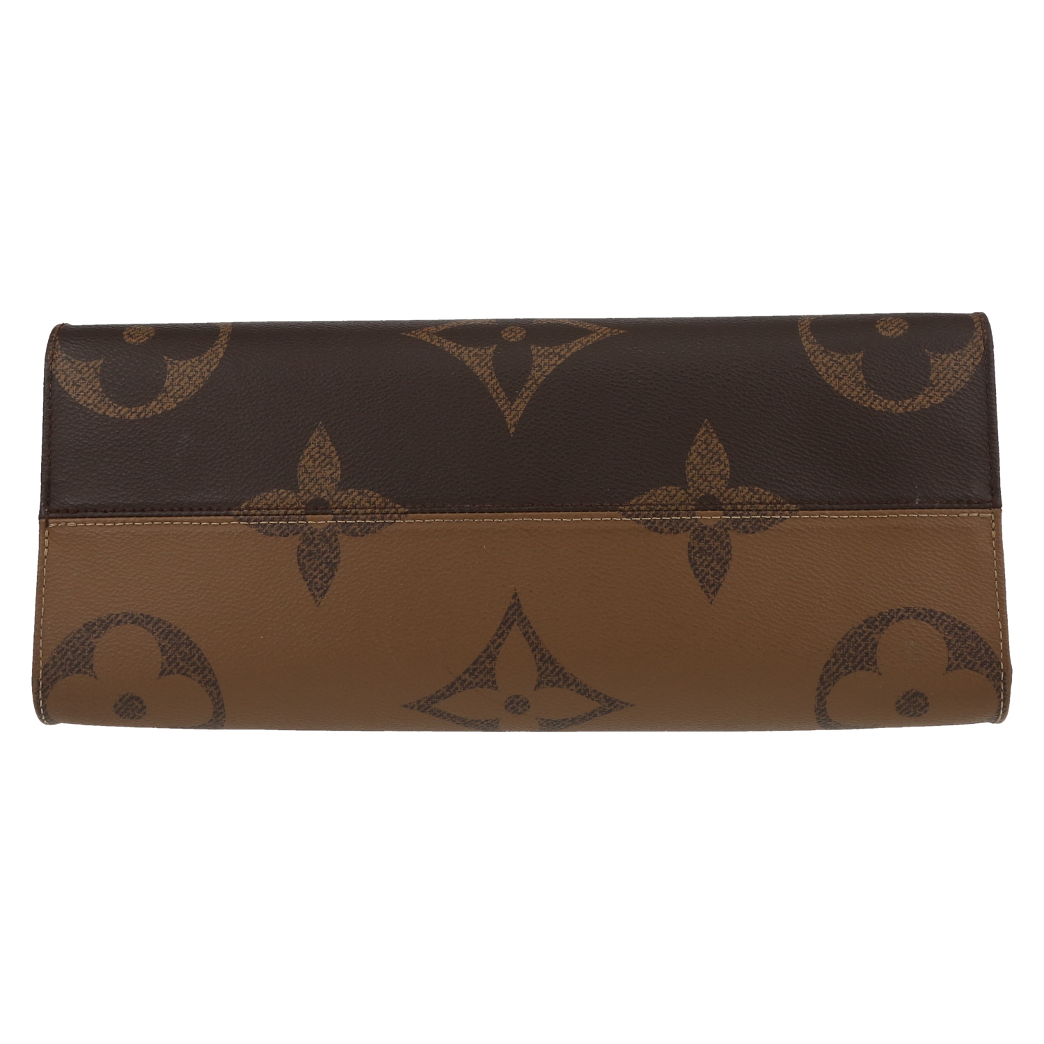 Louis Vuitton  Onthego shopping bag  in brown two tones  monogram canvas - Detail D1