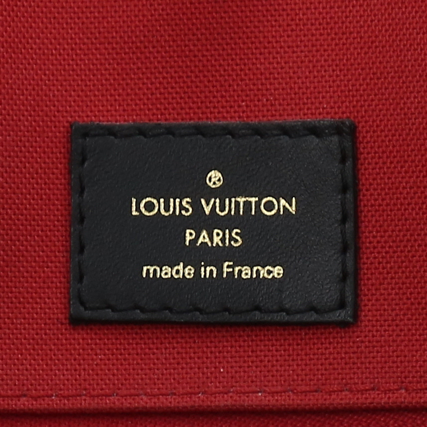 Sac cabas Louis Vuitton  Onthego en toile monogram deux tons marron - Detail D3