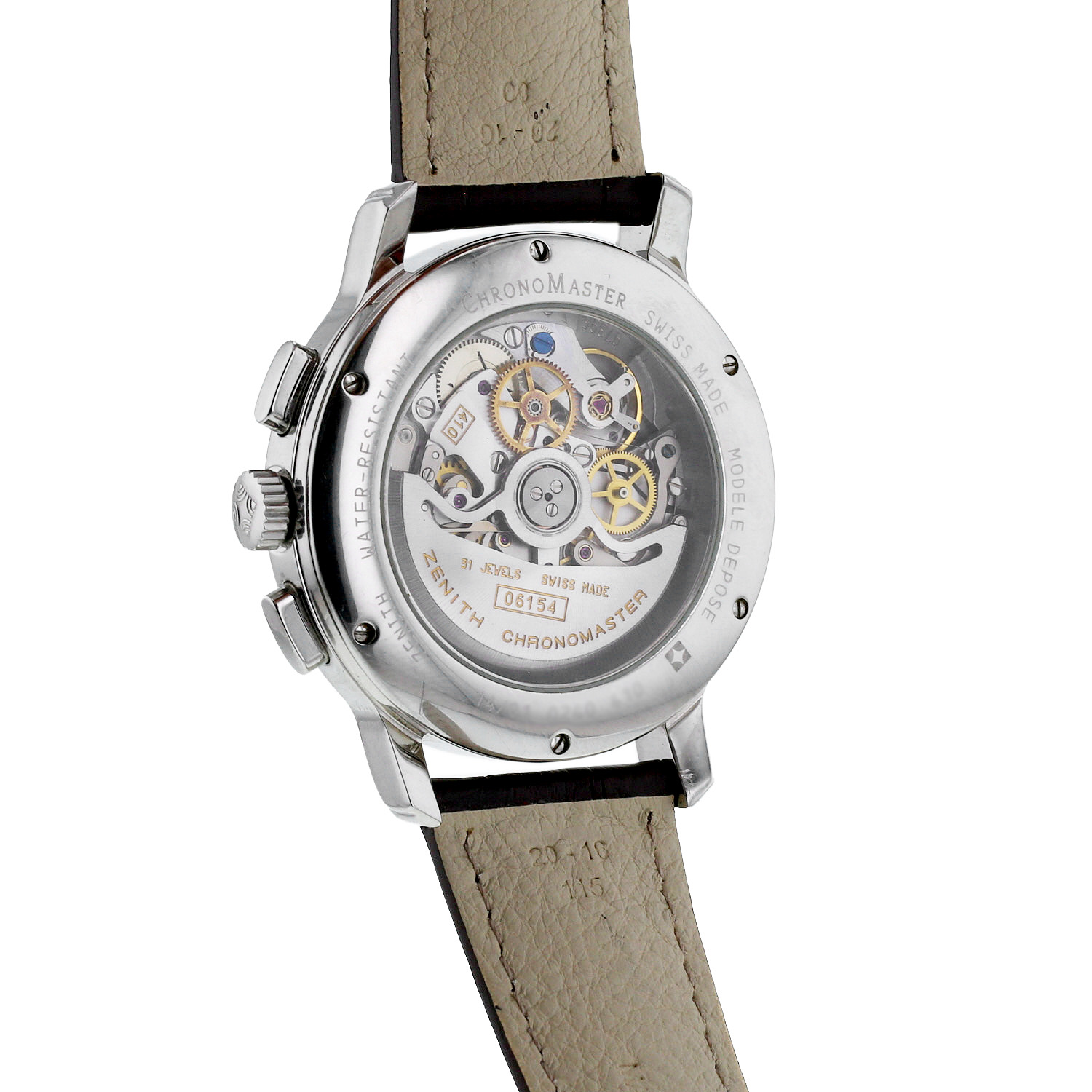 Orologio Zenith El Primero-Chronomaster in acciaio Circa 2000