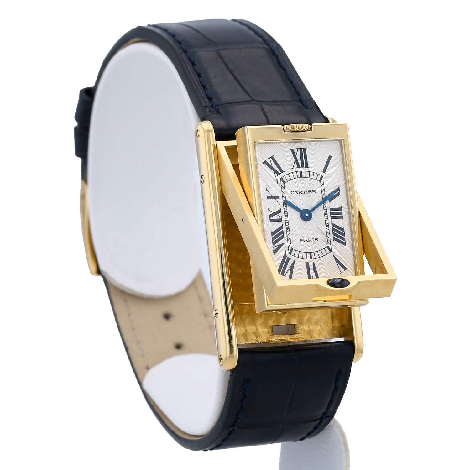 Cartier Tank Basculante  in yellow gold Ref: Cartier - 2782  Circa 2000
