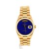 Montre Rolex Day-Date "Lapis-lazuli" en or jaune Ref: Rolex - 18038  Vers 1980 - 360 thumbnail