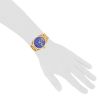 Montre Rolex Day-Date "Lapis-lazuli" en or jaune Ref: Rolex - 18038  Vers 1980 - Detail D1 thumbnail