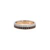 Boucheron Quatre Classique wedding ring in pink gold, white gold, diamonds and PVD - 00pp thumbnail