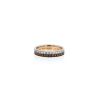 Boucheron Quatre Classique wedding ring in pink gold, white gold, diamonds and PVD - 360 thumbnail