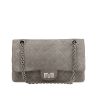 Chanel   handbag  in grey quilted suede - 360 thumbnail