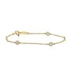 Bracciale Tiffany & Co Diamonds By The Yard in oro giallo e diamanti - 00pp thumbnail