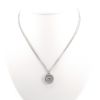 Collar Chopard Happy Spirit de oro blanco y diamante - 360 thumbnail