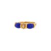 Bague Chaumet  en or jaune, lapis-lazuli et diamants - 00pp thumbnail