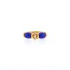 Bague Chaumet  en or jaune, lapis-lazuli et diamants - 360 thumbnail