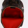 Mochila Louis Vuitton  Palm Springs Backpack Mini en lona Monogram marrón y cuero negro - Detail D3 thumbnail