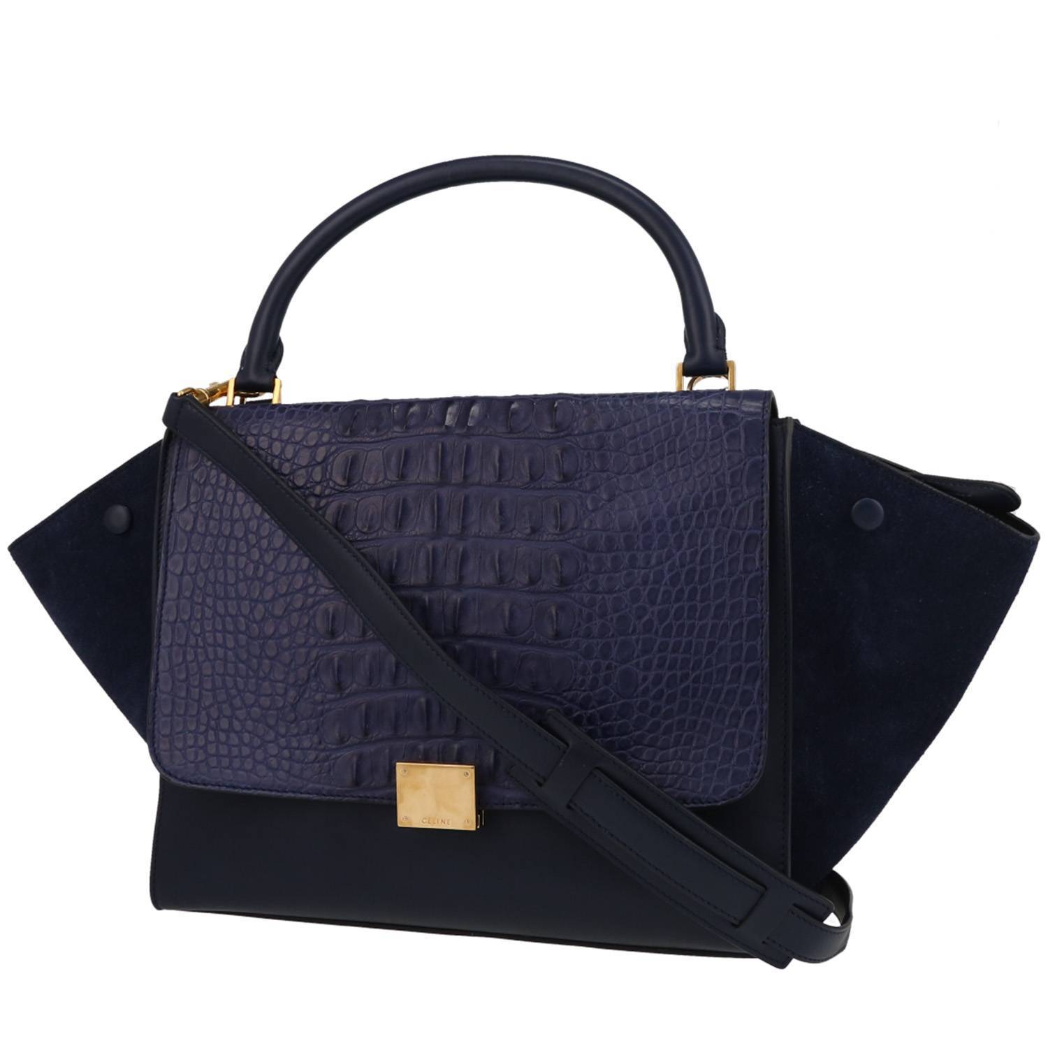 Cra wallonieShops Borsa Celine Bittersweet in pelle martellata