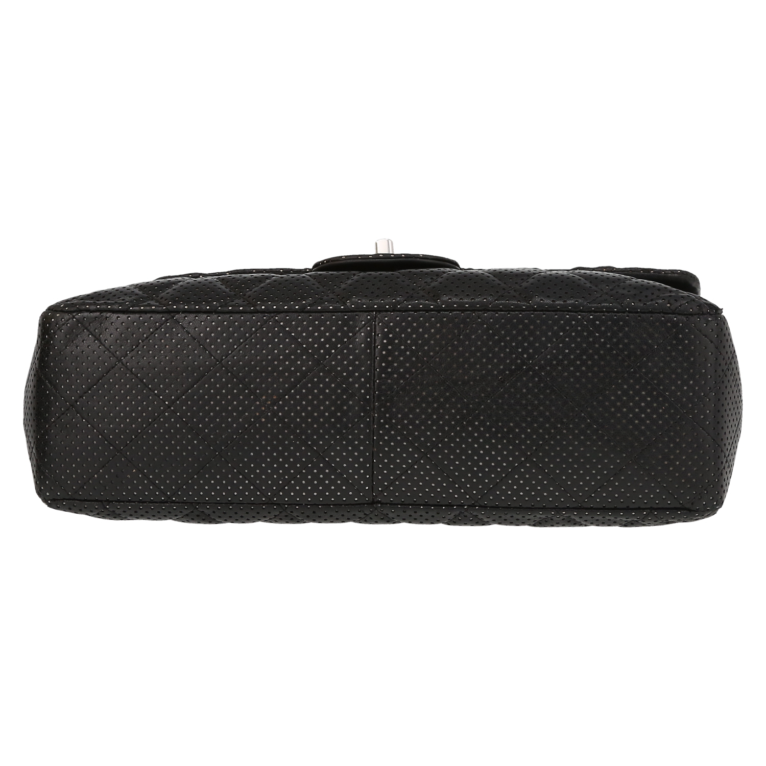 Borsa Chanel  Timeless Jumbo in pelle trapuntata nera - Detail D1