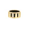 Chaumet Class One ring in yellow gold, diamonds and rubber - 00pp thumbnail