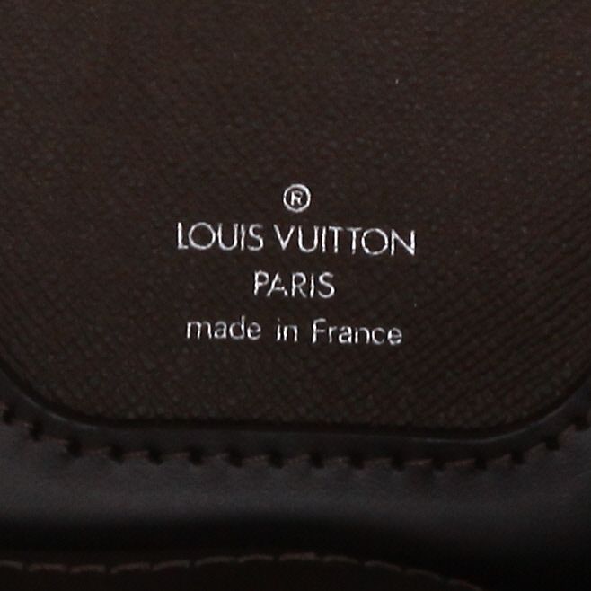 Porta-documentos Louis Vuitton   en cuero marrón - Detail D2