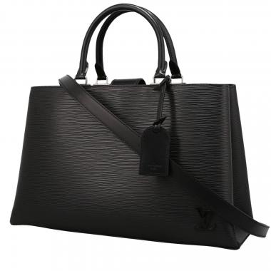 Bolso de mano Louis Vuitton  Kleber en cuero Epi negro