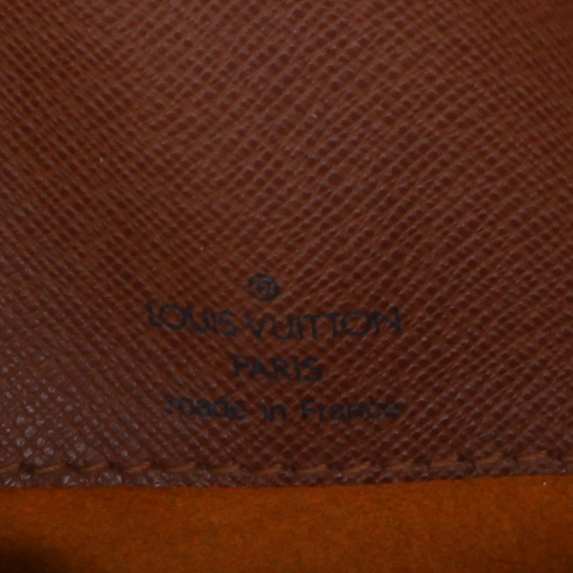 Louis Vuitton  Musette Salsa shoulder bag  in brown monogram canvas  and natural leather - Detail D2