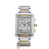 Cartier Tank Française Chrono  in gold and stainless steel Ref: Cartier - 2303  Circa 1996 - 360 thumbnail