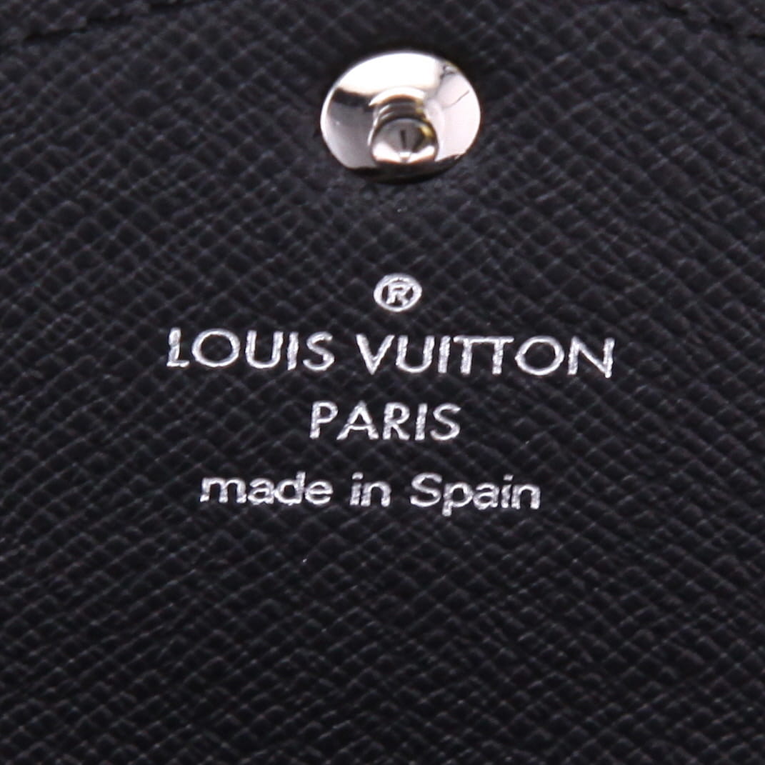 Portefeuille Louis Vuitton  Sarah en cuir épi noir - Detail D2