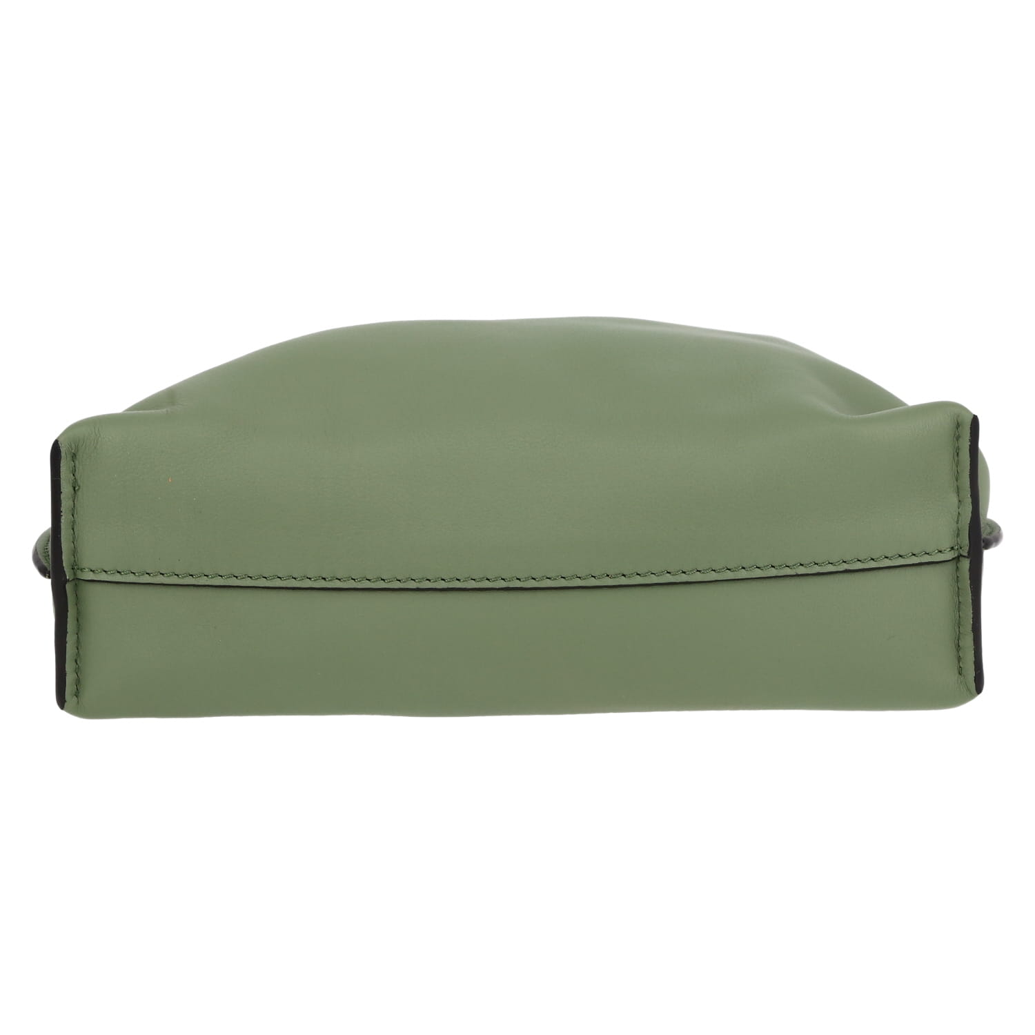 Bolso bandolera Loewe  Flamenco Knot  en cuero verde - Detail D1