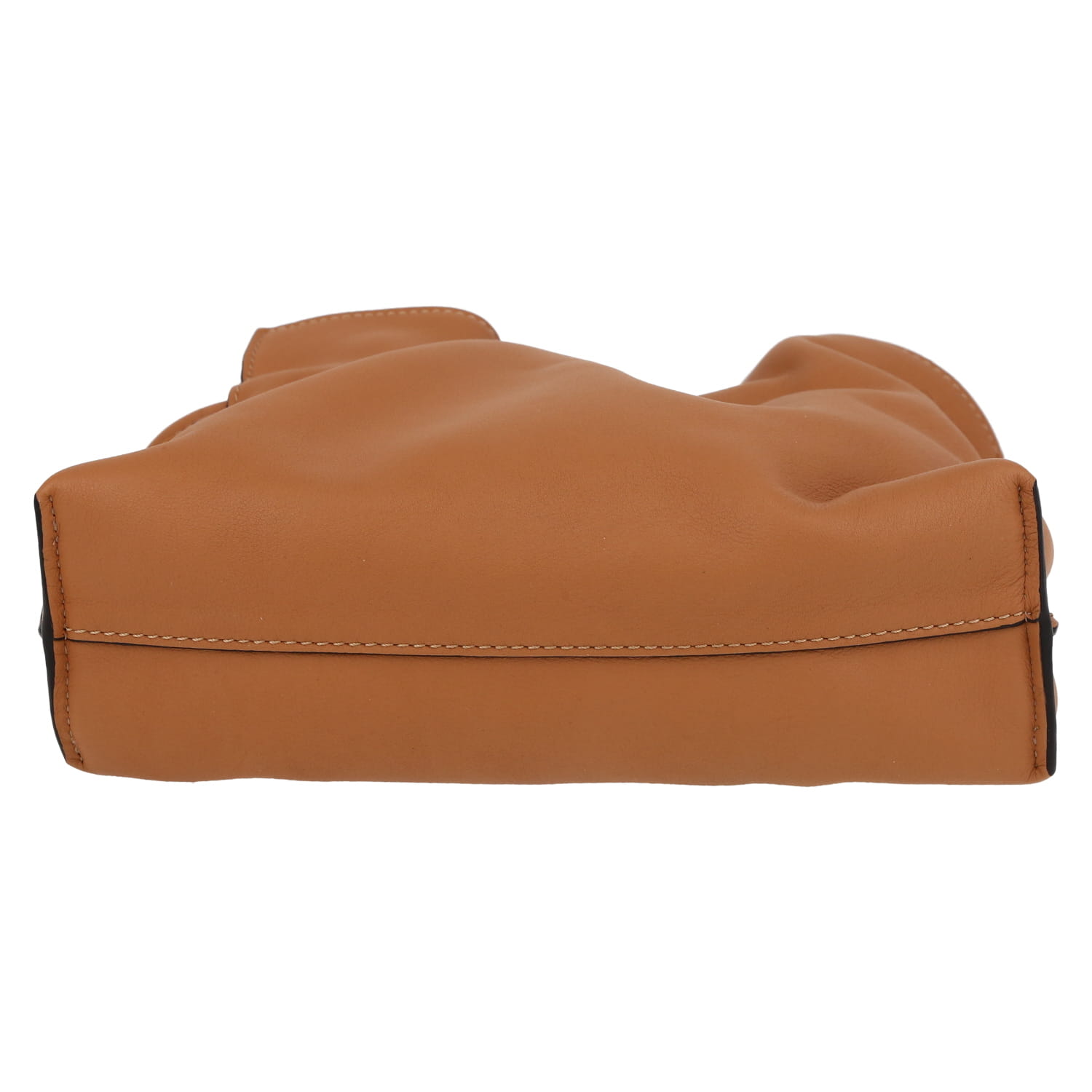 Sac bandoulière Loewe  Flamenco Knot  en cuir marron - Detail D1